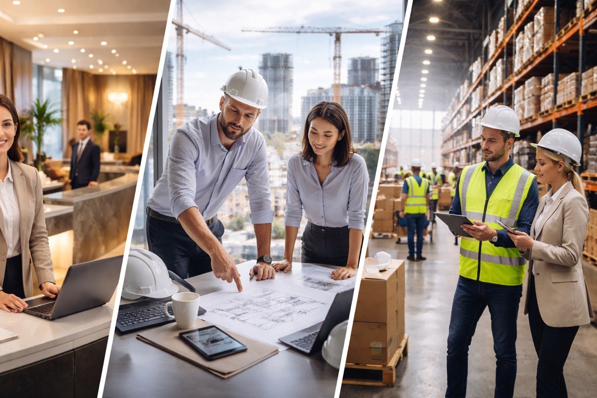 Sectores de hoteler&iacute;a, desarrollos inmobiliarios y log&iacute;stica